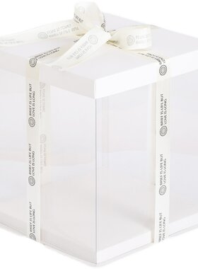 全透明蛋糕盒质量加厚双面膜4寸