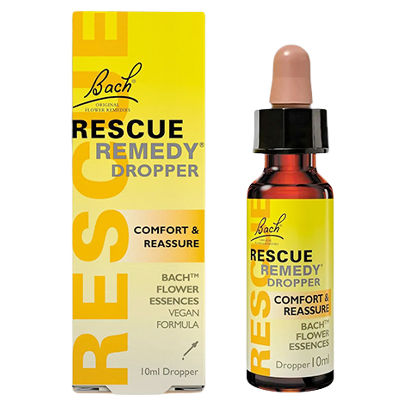 Bach花精小黄瓶rescue急救滴剂舒缓焦虑紧张压力稳定情绪英国巴赫