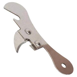 不锈钢简易水果罐头刀开罐器开瓶器多功能三花黑白淡奶罐头开工具