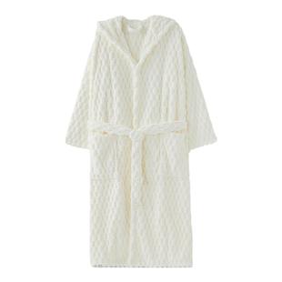 三利颜究所浴袍比纯棉吸水速干可穿可裹浴巾不掉毛男女抗菌睡袍