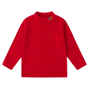 嘟嘟家儿童拜年服喜庆男童年服长袖内搭女童T恤男宝上衣打底t冬类