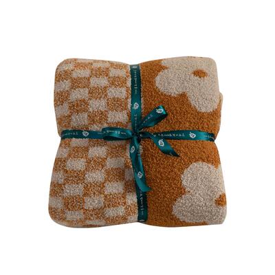 UNCLEBOMB针织毯半边绒北欧风