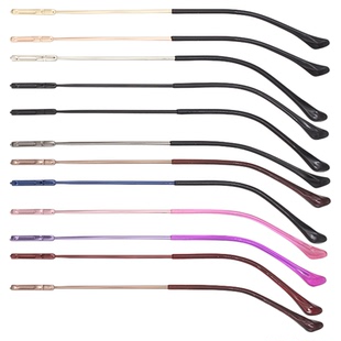 记忆合金金属眼镜腿眼镜框支架配件近视弹性眼睛脚腿一对通用维修