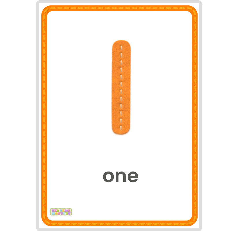 numbers数字英语单词卡片1到20数字卡片1到10幼儿园教具1到100