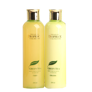 韩国三星迪戈内斯DEOPROCE绿茶精华爽肤水乳液补水保湿温和控油