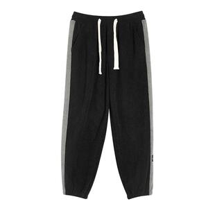 回力裤子男款秋冬2025新款灯芯绒垂感宽松休闲长裤加厚运动束脚裤