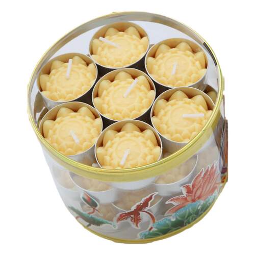 善扬酥油灯4小时莲花灯油灯酥油香薰蜡烛长明灯家用蜡烛灯烛台