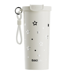 bociya水杯保温杯女士高颜值2025新款咖啡杯便携ins礼物吸管杯子
