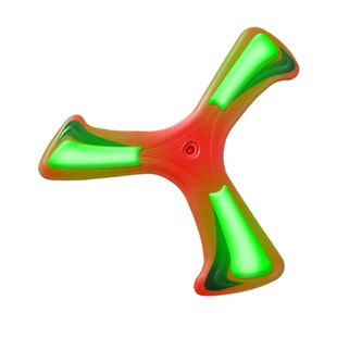 回旋镖夜光飞盘儿童软可回旋飞碟发光回力镖户外草坪玩具竹蜻蜓