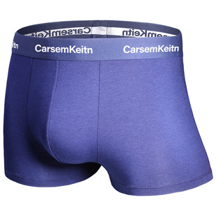 男士内裤男纯棉平角裤男生短裤抗菌底裤透气裤衩黑色男款四角裤头