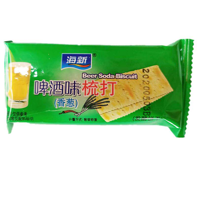 海新5斤装盐味零食品啤酒味饼干
