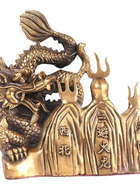 火龙摆件黄铜化解厨房工艺