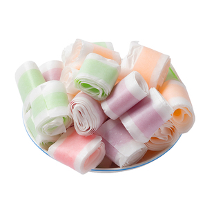 爆款果汁卷软糖缤纷水果味纸卷糖草莓味果C卷果冻橡皮糖儿童零食