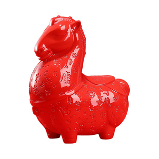 马年生肖创意摆件入户玄关电视柜酒柜装饰品2026新款新年陈设礼品