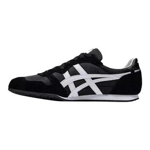 Onitsuka Tiger 鬼塚虎 SERRANO 黑白透气运动休闲鞋1183B400-001