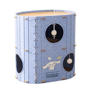 大耳狗联名猫抓板猫窝一体耐磨不掉屑四季通用立式猫爪板毛毡磨爪