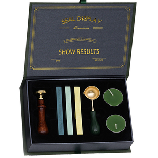 【羽墨文原创】欧式复古火漆印章520情人节套装经三根蜡套装学生手账DIY装饰封印复古火蜡印礼盒火漆蜡礼盒