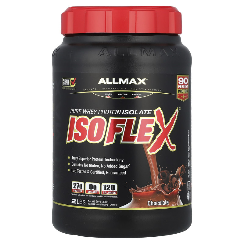 ALLMAX天然纯分离乳清蛋白增肌粉瘦人运动健身90%高蛋白