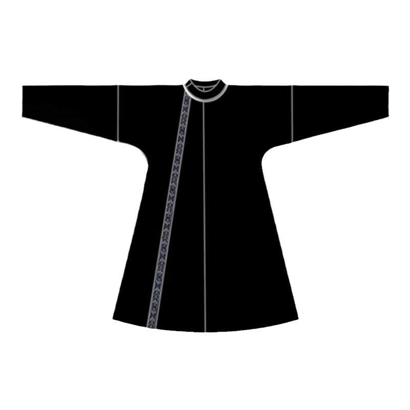 青云霓裳【晔飒】原创汉服正品唐圆领袍男女同款缺胯袍暗纹夏现货