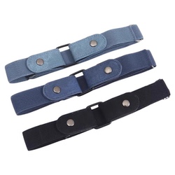 隐形皮带无痕懒人军训裤带弹力