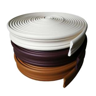 转角专用线条防水贴纯白地脚线顶角线装饰pvc自粘底部封边线黑色