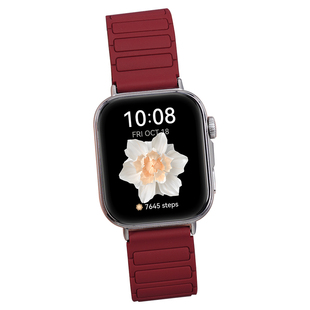 张婧仪同款适用vivowatchgt2表带iqoo手表watchgt女款vivo3磁吸硅胶腕带vivowatch5/3/2小众高级运动男替换带