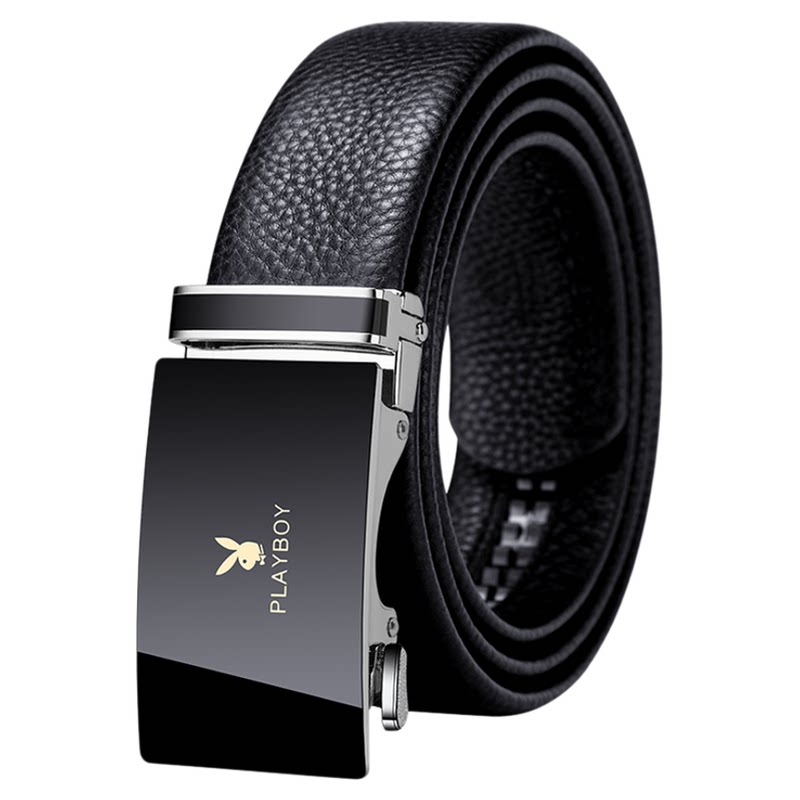 花花公子皮带2026新款真皮男腰带