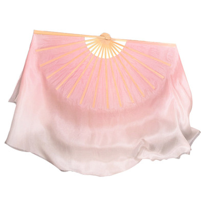 真丝胶州藕粉渐变古典舞蹈扇子