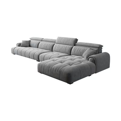 2025新款奶油风泡芙布艺沙发