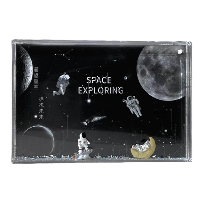 “我去宇宙摘星星给你”浪漫宇航员流体摆件创意走心节日生日礼物