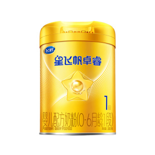【新客0元试喝】飞鹤卓睿1段母源黄金配比牛奶粉300g*1罐新生小罐