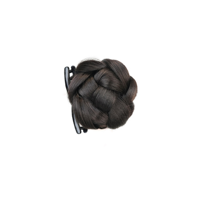 丝丝知音千金感抓夹花苞双丸子头