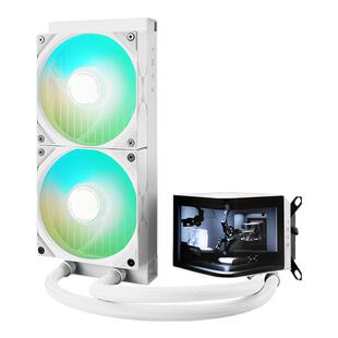 TRYX创氪星系PANORAMA展域240 ARGB水冷6.5英寸曲面屏CPU散热器