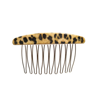 亚克力发梳发卡反插插梳豹纹刘海梳发插头插盘发头饰发饰品韩国