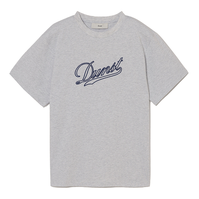 Dunst【允熙yunnnie同款】26夏复古字母链logo印花T恤UDTS5B131