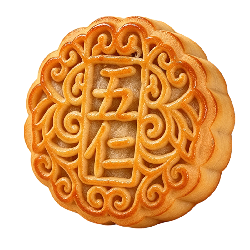 邑家亲广式月饼五仁馅传统经典糕点中秋节120g*4个一筒装香甜不腻