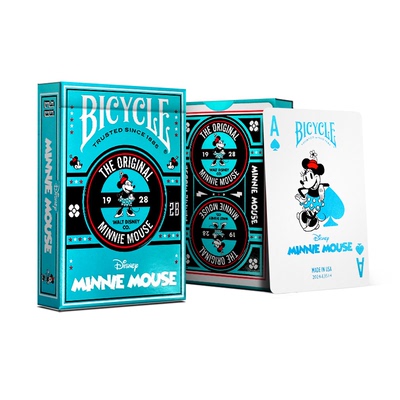 Bicycle迪士尼联名扑克牌纸牌卡通周边米妮
