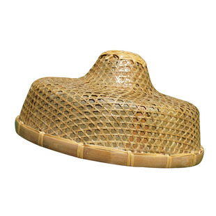 海南遮阳防雨草帽特色渔民帽子竹编斗笠帽儿童舞蹈演出小赶海道具