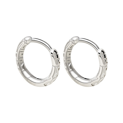 宫里上新纯银节节银福耳环