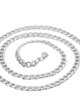 潮人个性钛钢古巴项链女链条男士