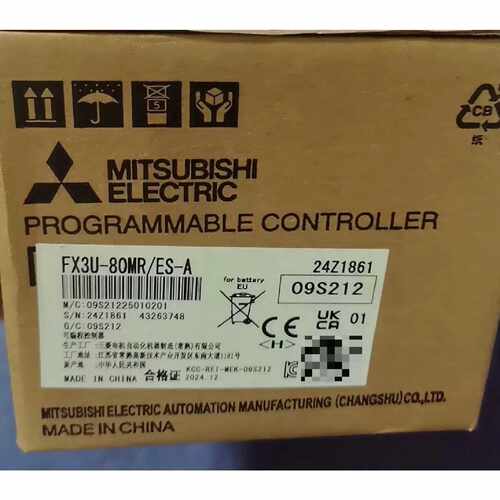 ，FX3U-80MR/ES-A，全新原装正品，未拆封，带