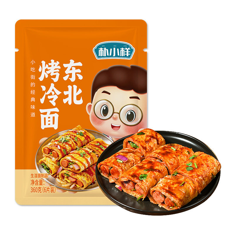朴小样东北烤冷面片6片装