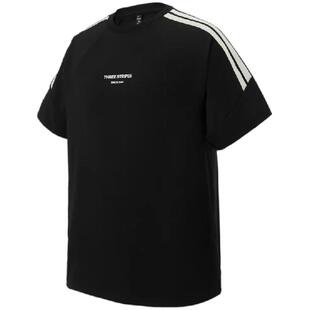adidas阿迪达斯短袖男款官方正品新款休闲运动速干圆领T恤JY8306