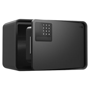 得力保险柜家用2025年新款小型家用防盗保险箱入衣柜指纹密码自动开门保管箱20/25cm全钢箱体首饰保险箱