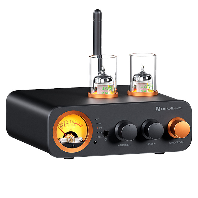 Fosi Audio弗西MC331电子管胆机达尼丘比特音箱解码耳放蓝牙功放