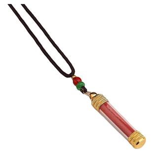 透明嘎乌盒吊坠项链防水空心瓶可打开装舍利朱砂甘露女男配饰挂件