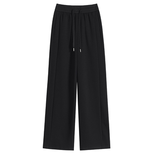 阔腿裤女春秋冬爆款2026新款女款运动裤直筒裤子休闲女裤加绒卫裤