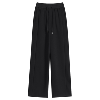 阔腿裤女春秋夏薄款2026新款女款运动裤卫裤高腰直筒裤子休闲女裤