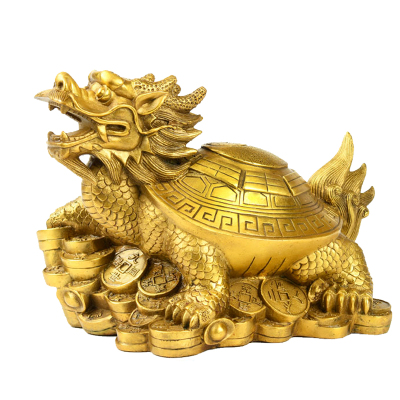 铜龙龟摆件八卦龟金钱龙龟母子龟