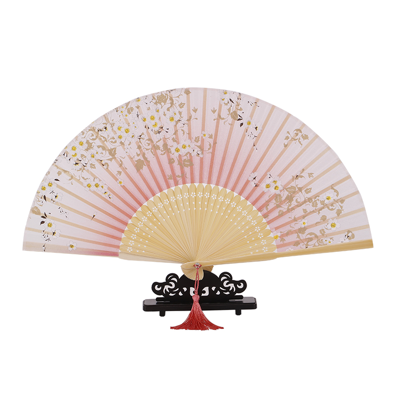 扇子女舞蹈折扇古风夏季古典中国风汉服走秀易开合小折叠礼品扇子